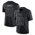 Custom #10 Black NE Football Shirt Top