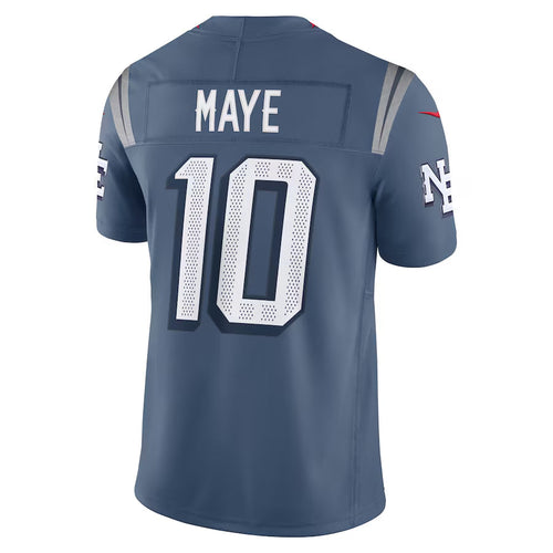 Custom #10 Blue NE Football Shirt Top