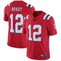 Custom #12 Red NE Football Shirt Top