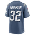 Custom #32 Blue NE Football Shirt Top