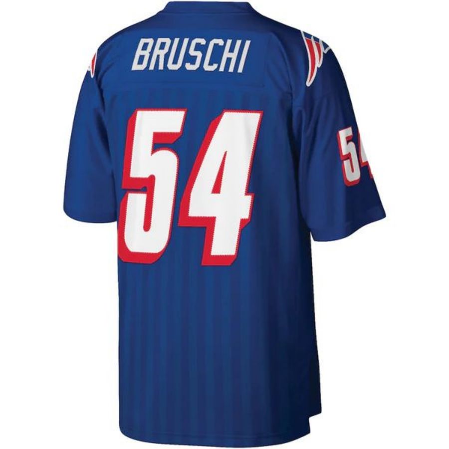 Custom #54 Royal NE Football Shirt Top