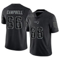 Custom #66 Black NE Football Shirt Top