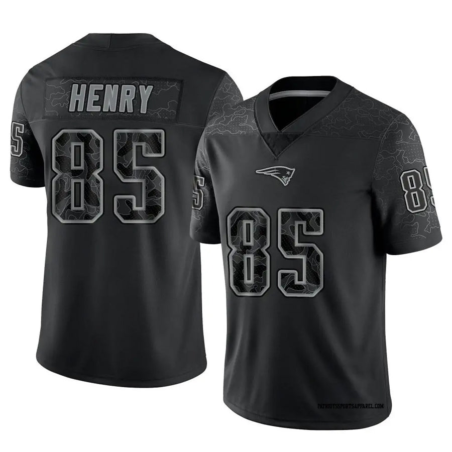 Custom #85 Black NE Football Shirt Top
