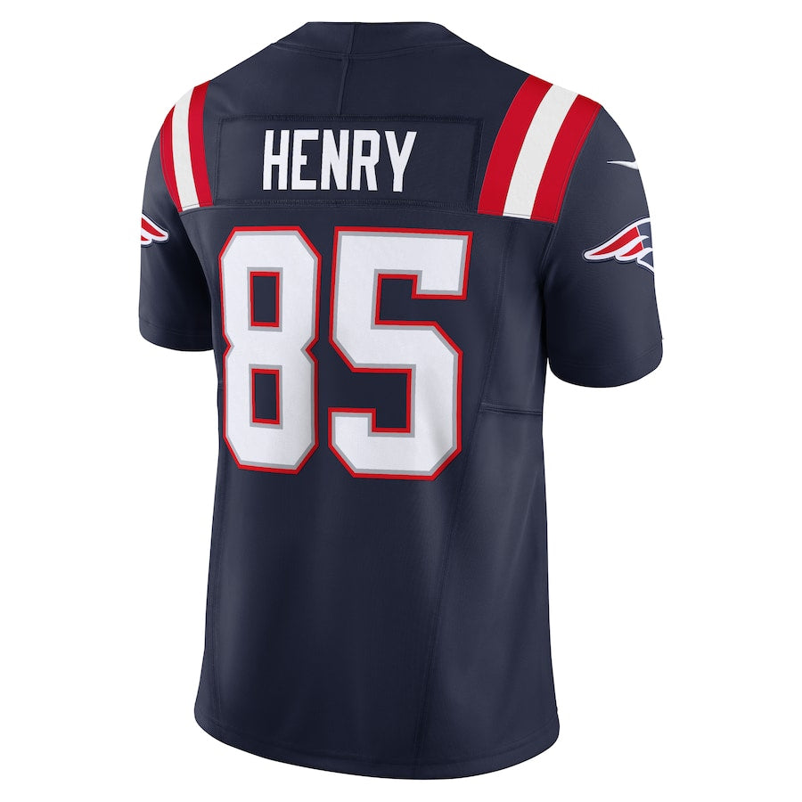 Custom #85 Navy NE Football Shirt Top