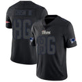 Custom #86 Black NE Football Shirt Top