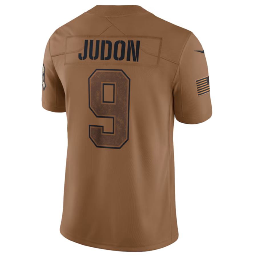 Custom #9 Brown NE Football Shirt Top