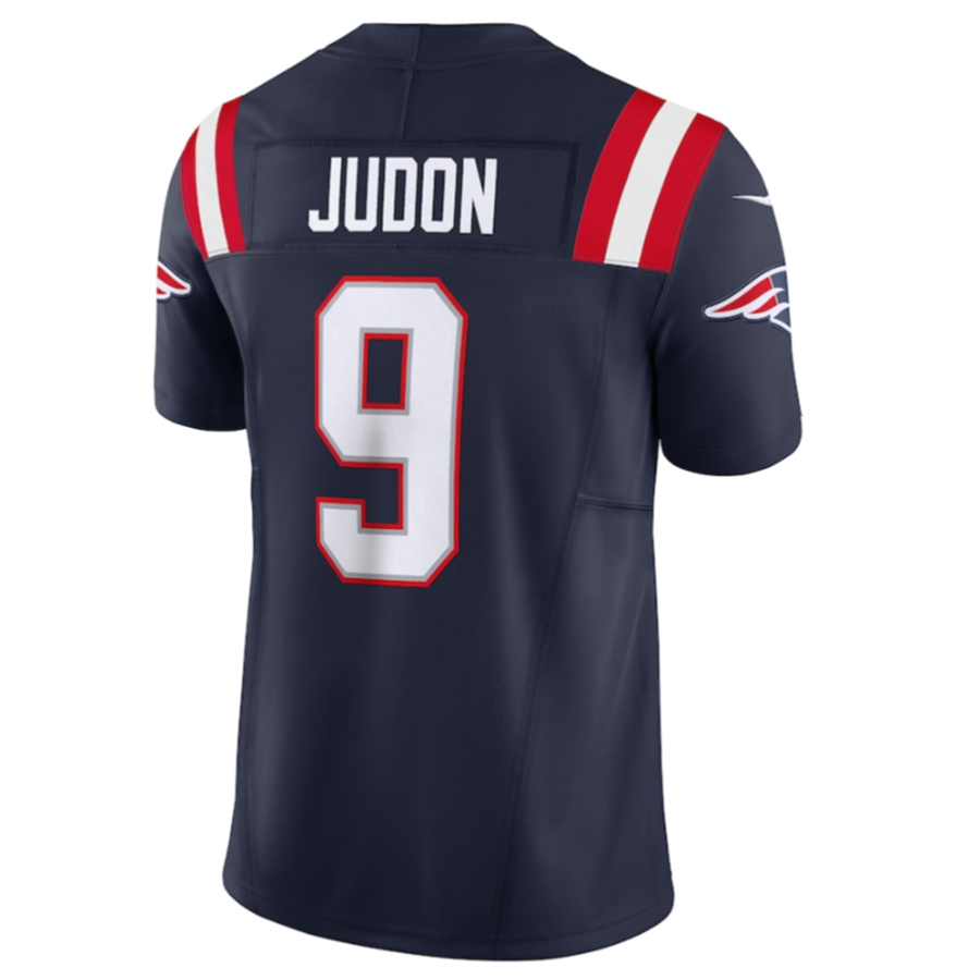 Custom #9 Navy NE Football Shirt Top