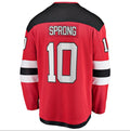 NJ.Devils #10 Daniel Sprong Supporters Home Breakaway Jersey - Red Stitched American Hockey Jerseys