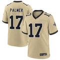 Custom #17 Gold NO Football Shirt Top