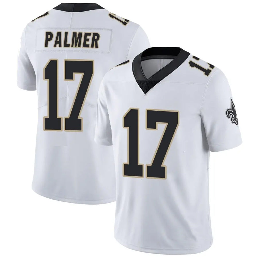 Custom #17 White NO Football Shirt Top