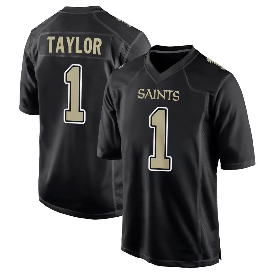 Custom #1 Carbon Black NO Football Shirt Top