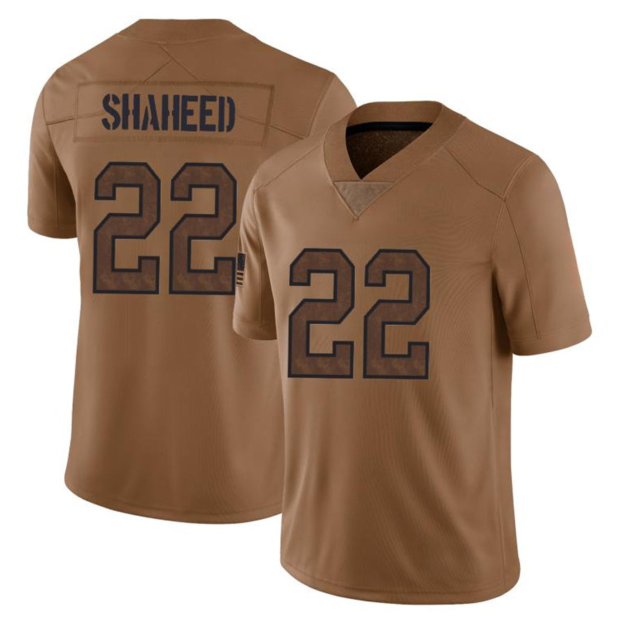 Custom #22 Brown NO Football Shirt Top