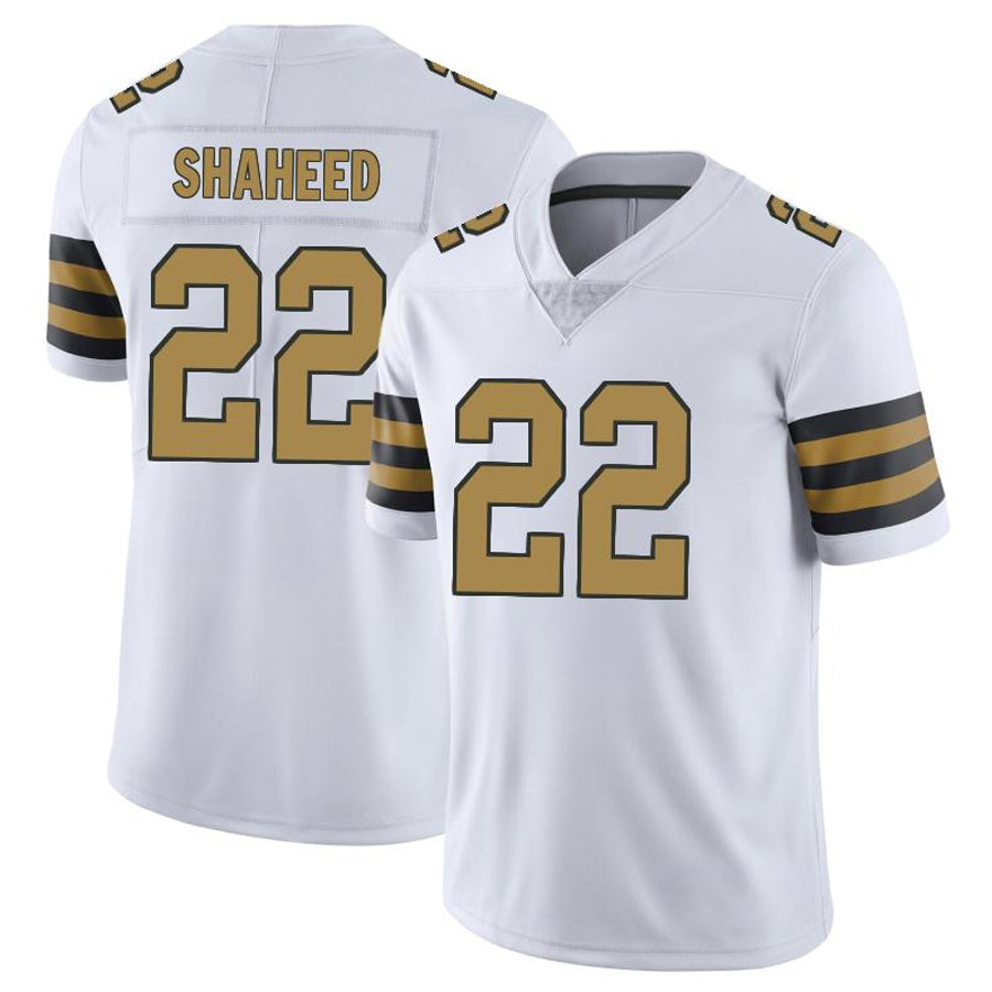 Custom #22 White NO Football Shirt Top