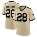 Custom #28 Gold NO Football Shirt Top