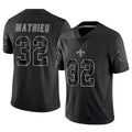 Custom #32 Black NO Football Shirt Top