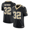 Custom #32 Black NO Football Shirt Top