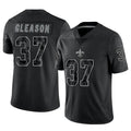 Custom #37 Black NO Football Shirt Top