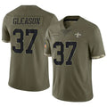 Custom #37 Olive NO Football Shirt Top