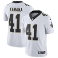 Custom #41 White NO Football Shirt Top