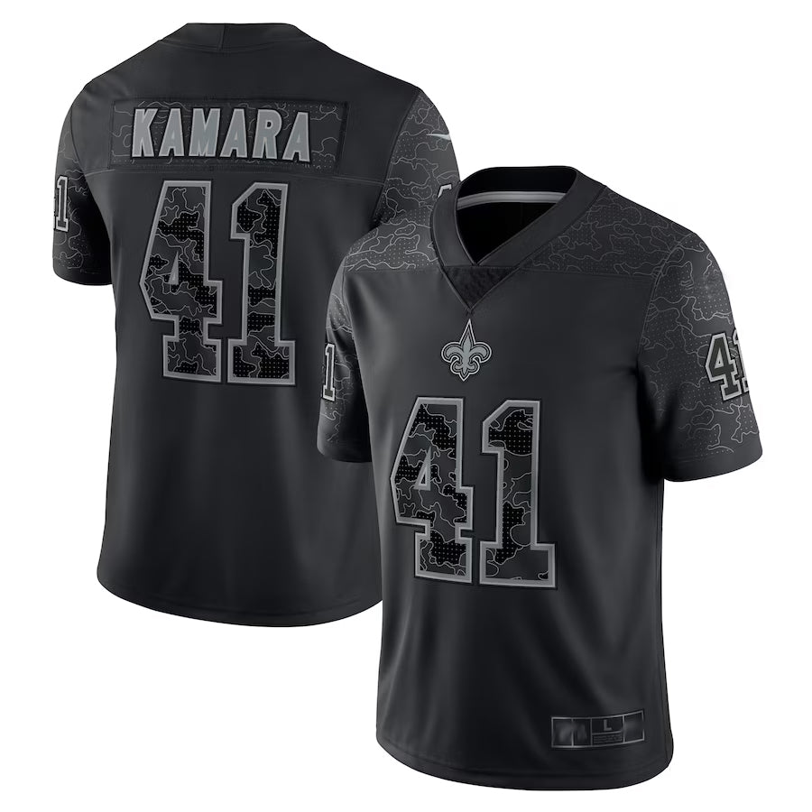 Custom #41 Black NO Football Shirt Top