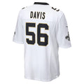 Custom #56 White NO Football Shirt Top