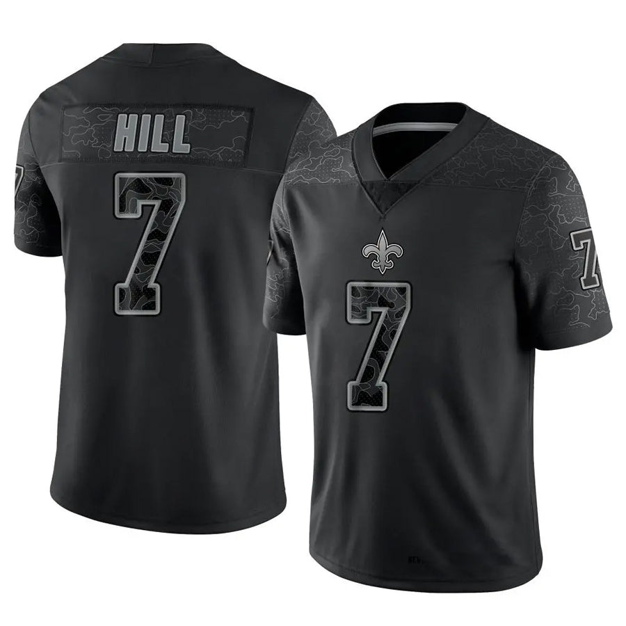 Custom #7 Black NO Football Shirt Top