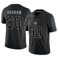 Custom #80 Black NO Football Shirt Top