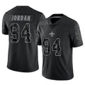 Custom #94 Black NO Football Shirt Top