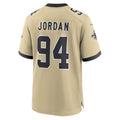 Custom #94 Gold NO Football Shirt Top