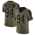 Custom #94 Olive NO Football Shirt Top