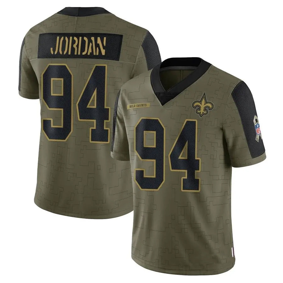 Custom #94 Olive NO Football Shirt Top