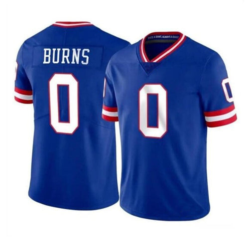 Custom #0 Royal NYG Football Shirt Top