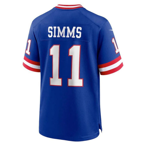 Custom #11 Royal NYG Football Shirt Top