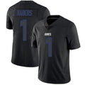 Custom #1 Black NYG Football Shirt Top