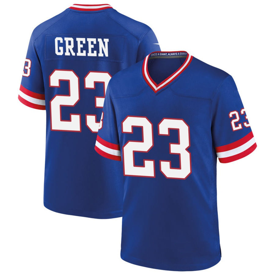 Custom #23 Green NYG Football Shirt Top