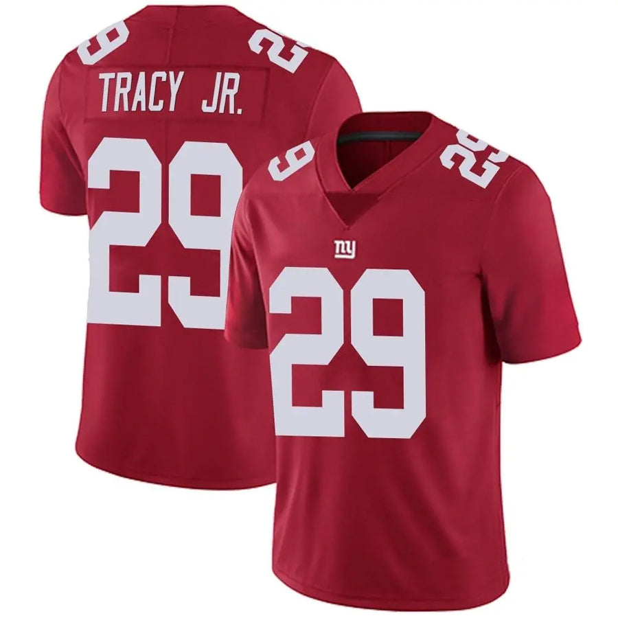 Custom #29 Red NYG Football Shirt Top