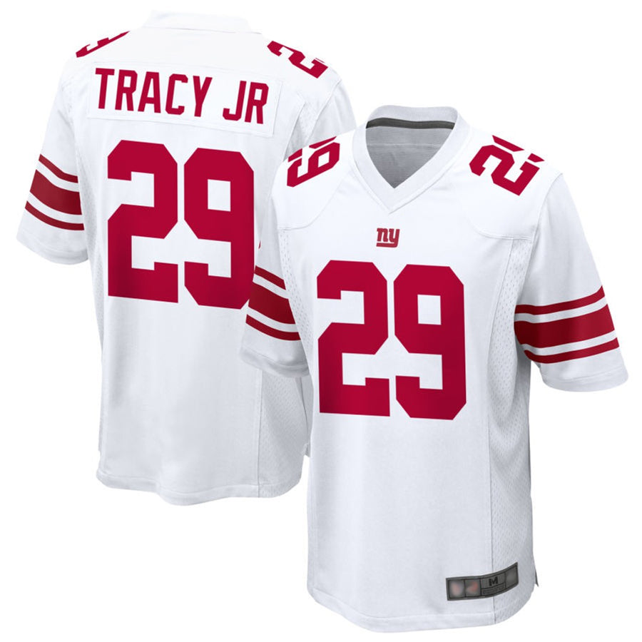 Custom #29 White NYG Football Shirt Top