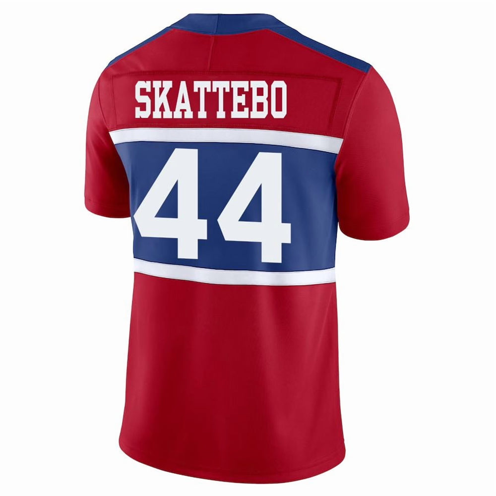 Custom #44 Red NYG Football Shirt Top