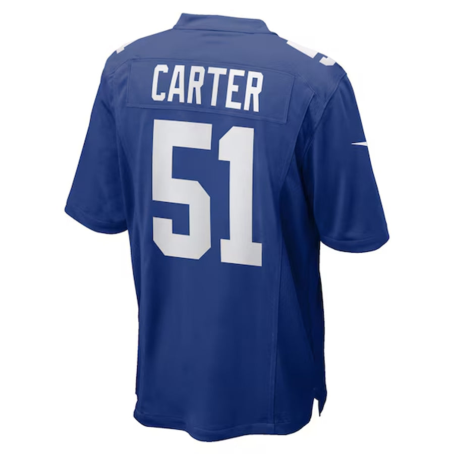 Custom #51 Royal NYG Football Shirt Top