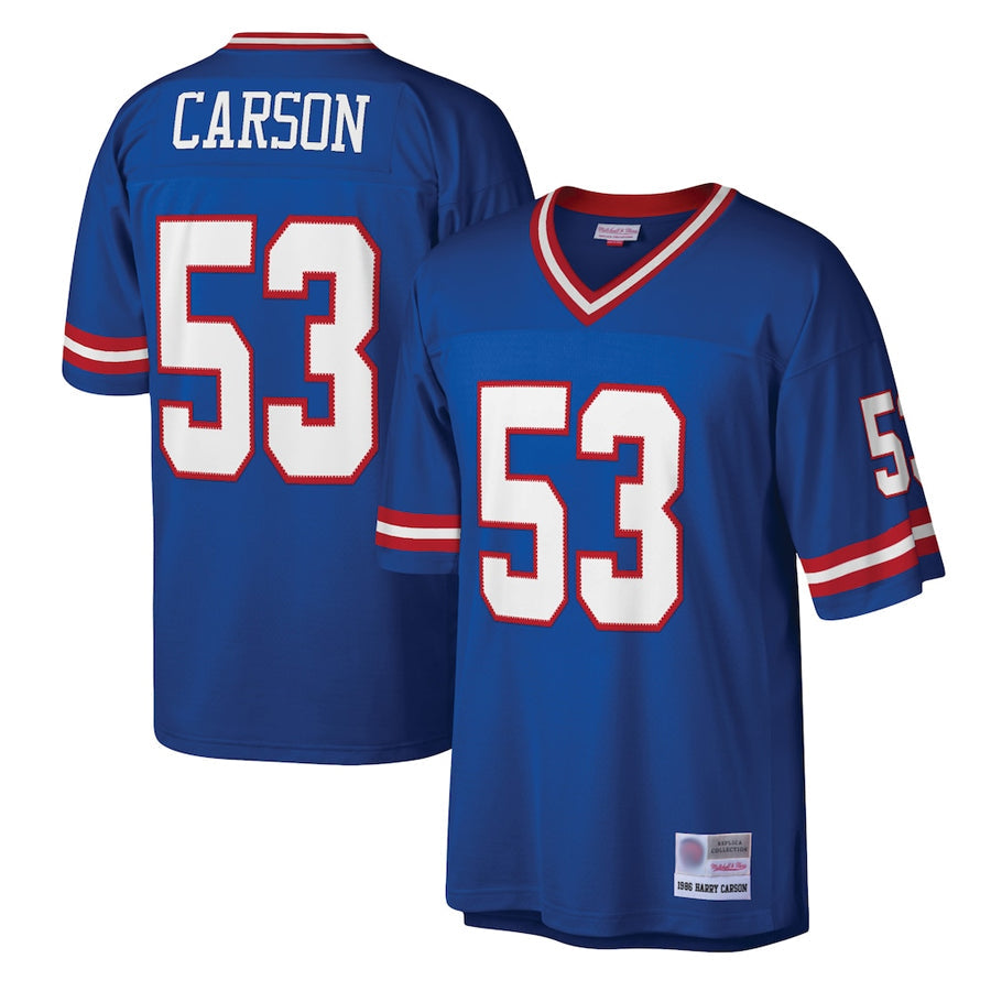 Custom #53 Royal NYG Football Shirt Top