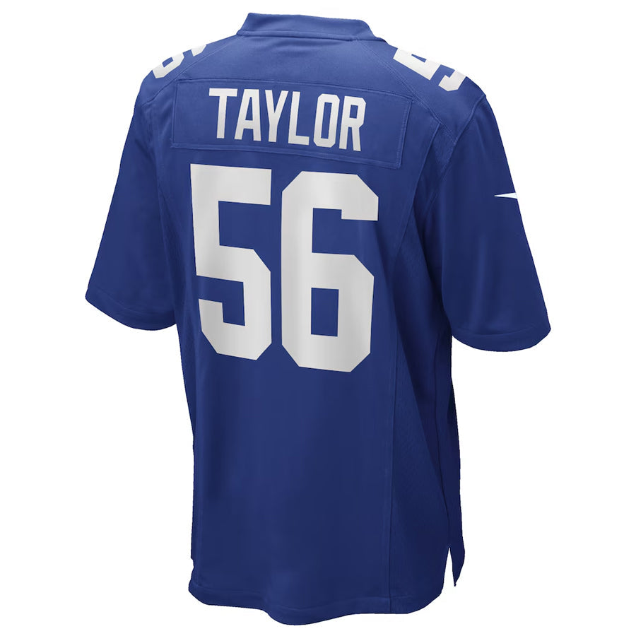 Custom #56 Royal NYG Football Shirt Top