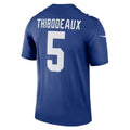 Custom #5 White NYG Football Shirt Top