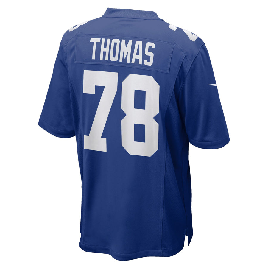 Custom #78 Royal NYG Football Shirt Top