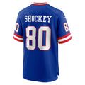 Custom #80 Royal NYG Football Shirt Top