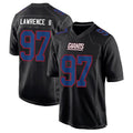 Custom #97 Black NYG Football Shirt Top
