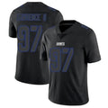 Custom #97 Black NYG Football Shirt Top