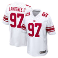 Custom #97 White NYG Football Shirt Top
