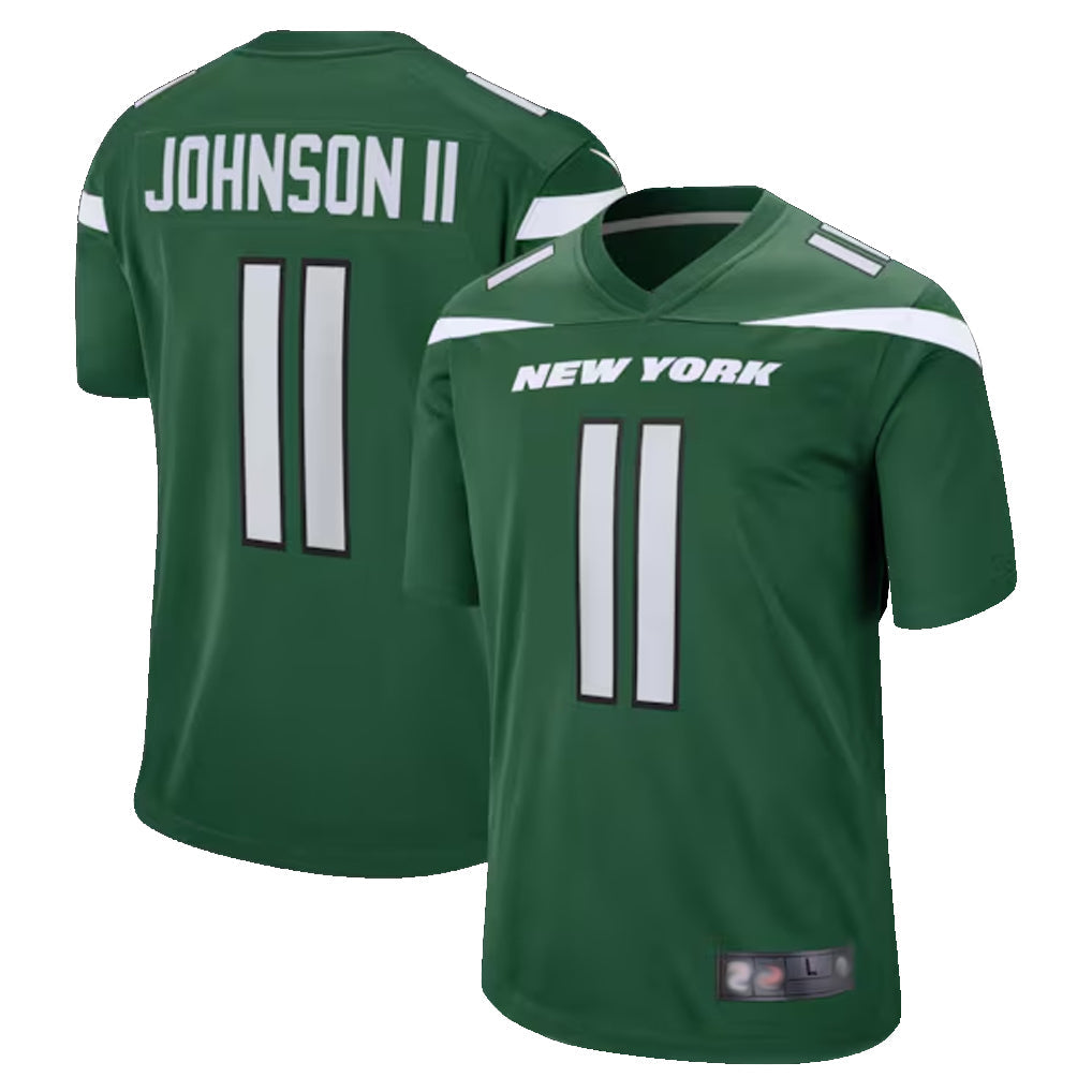 Custom #11 Green NYJ Football Shirt Top