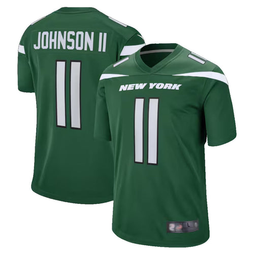 Custom #11 Green NYJ Football Shirt Top