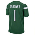 Custom #1 Green NYJ Football Shirt Top
